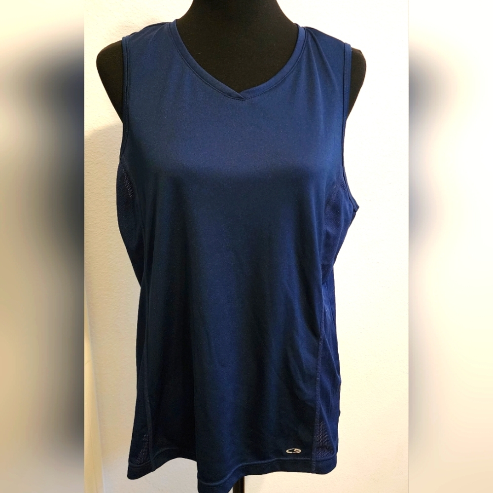 Champion Blue Workout Tank Top XL - Blue